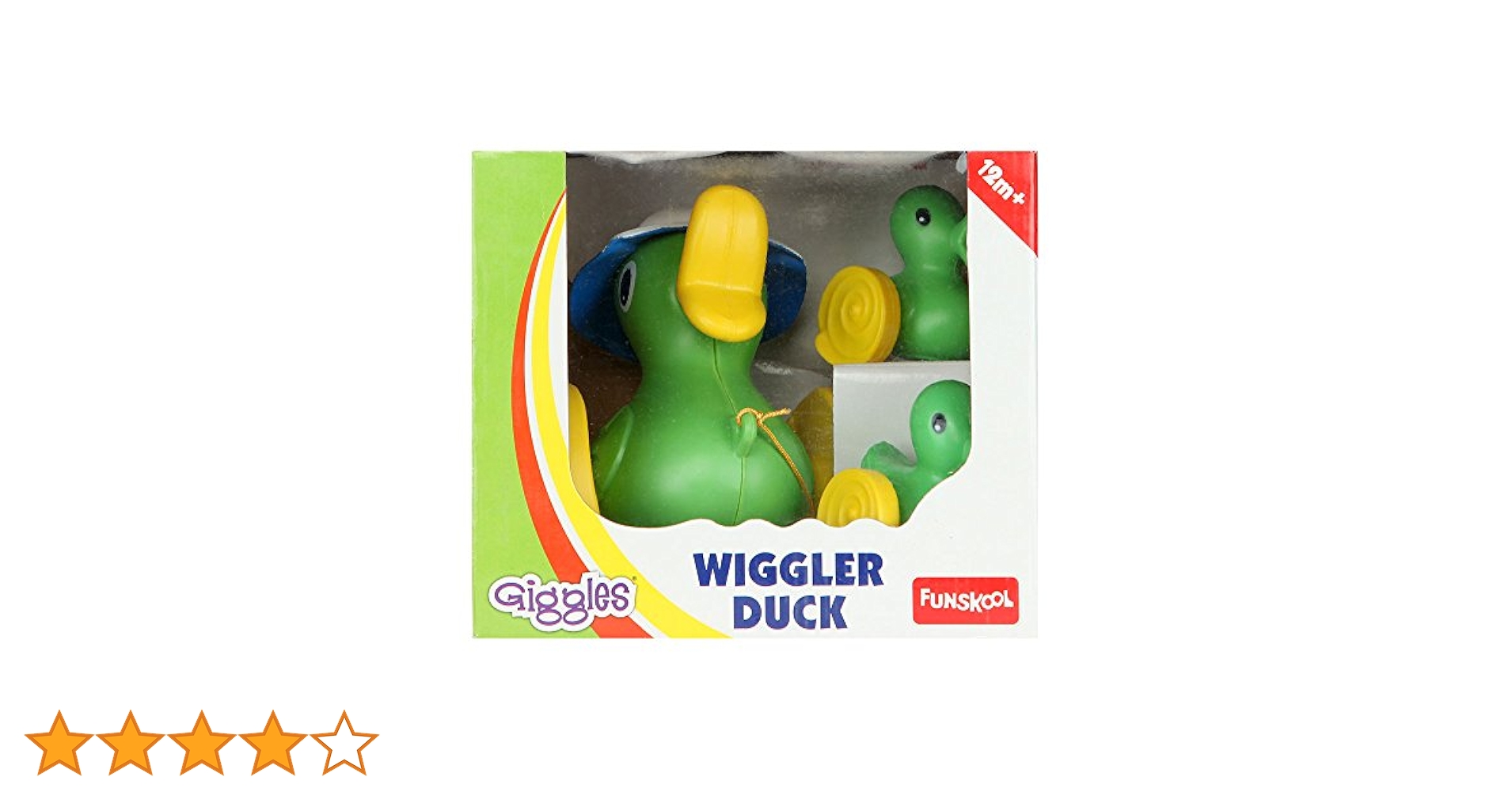 funskool-gigglesウィグラーDuck Buy Funskool Giggles, Wiggler Duck , Pull along toy